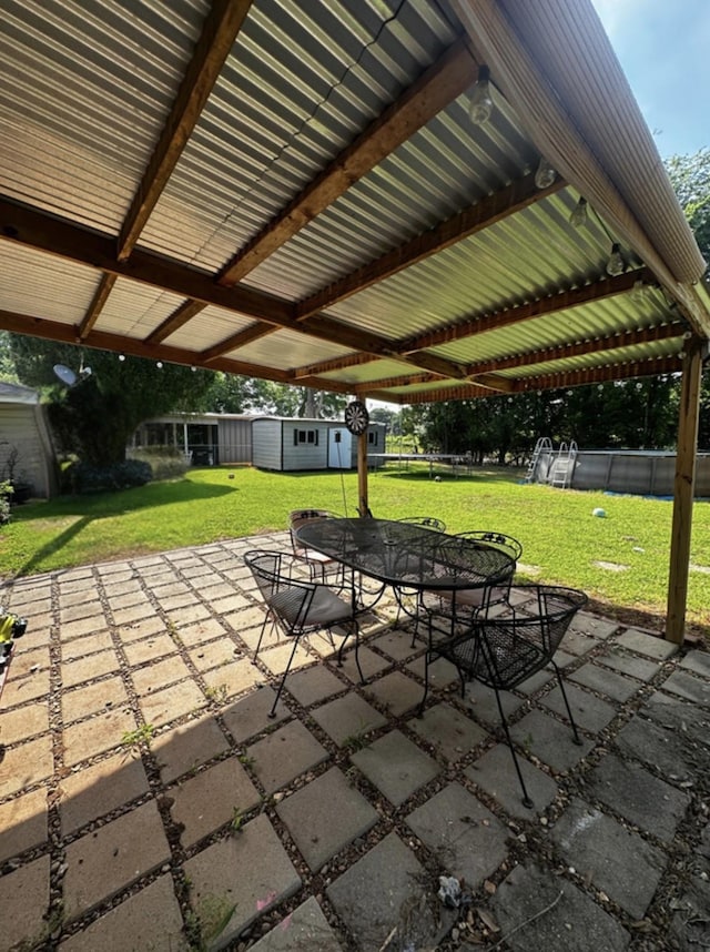2616 Bardot Ln, Bossier City, LA 71111 - view of patio featuring outdoor dining area