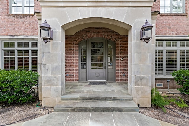 8722 Arbor Park Ct, Dallas, TX 75243 - view of exterior entry with brick siding