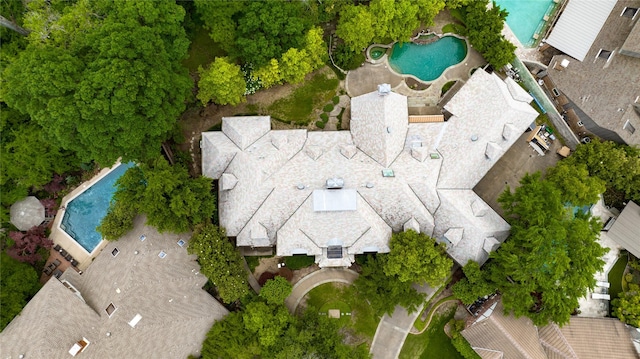 8722 Arbor Park Ct, Dallas, TX 75243 - aerial view of a pool area