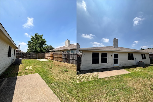 2005 Fairview Dr, Forney, TX 75126 - view of yard featuring a patio area and central AC unit