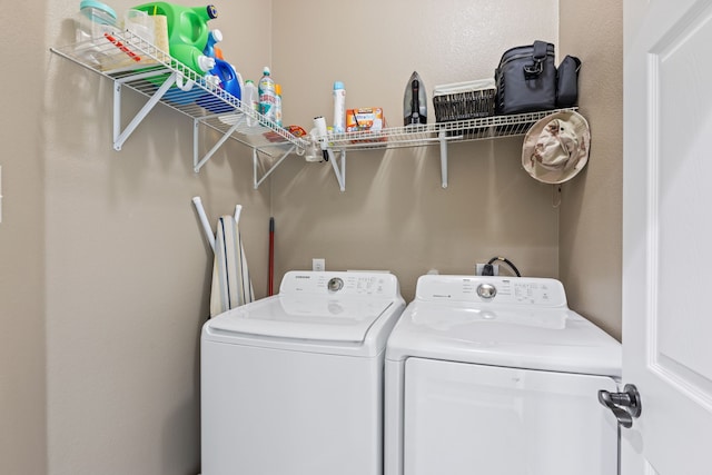 305 Margaret St, Fate, TX 75189 - laundry room featuring washer and dryer