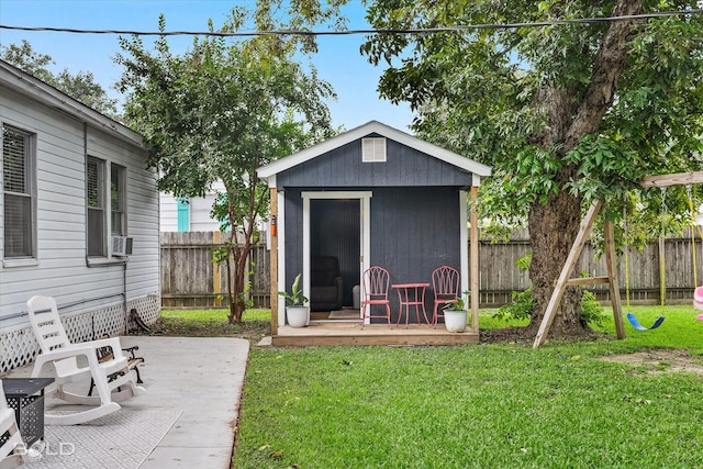 3526 Greenway Pl, Shreveport, LA 71105 - view of outbuilding with cooling unit