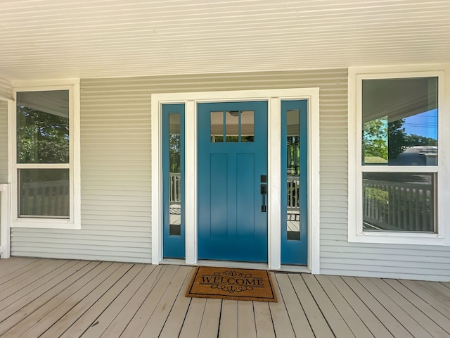 102 Bois D Arc St, Whitesboro, TX 76273 - view of exterior entry with covered porch
