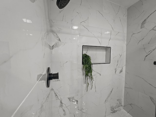 102 Bois D Arc St, Whitesboro, TX 76273 - bathroom view of a marble finish shower