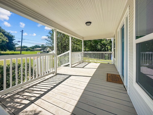 102 Bois D Arc St, Whitesboro, TX 76273 - view of wooden porch