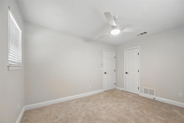 342 Willow Wood St, Murphy, TX 75094 - unfurnished room featuring a ceiling fan, light carpet, and baseboards