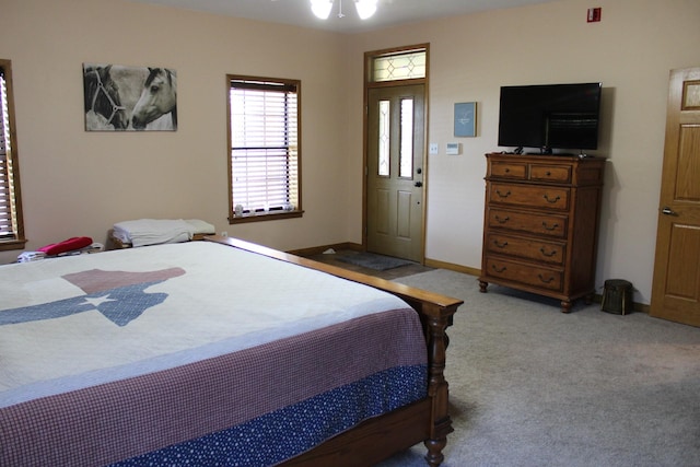 801 County Road 313, Eastland, TX 76448 - bedroom with light colored carpet and baseboards
