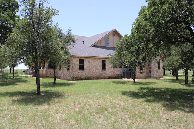 801 County Road 313, Eastland, TX 76448 - view of yard with central air condition unit