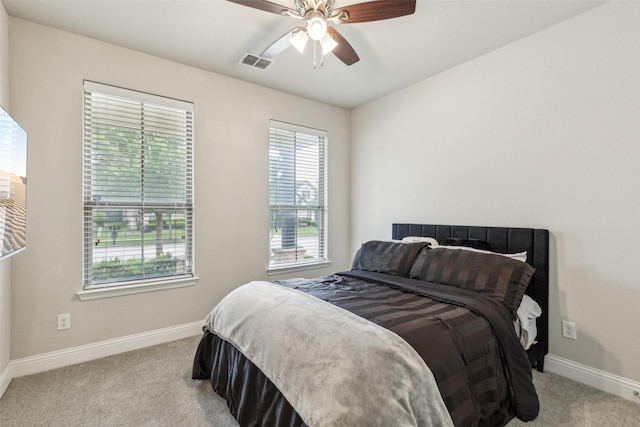 716 Field Xing, Little Elm, TX 76227 - bedroom featuring carpet floors, baseboards, and ceiling fan
