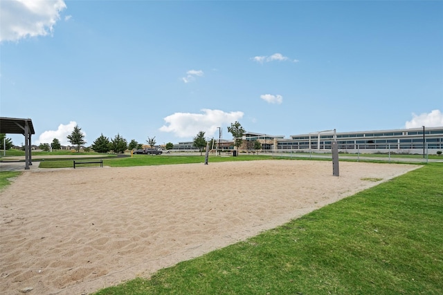 716 Field Xing, Little Elm, TX 76227 - view of community with volleyball court and a lawn