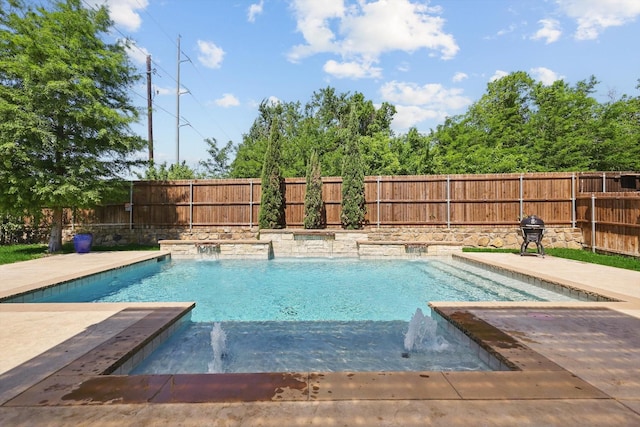 14513 Mediterranean Dr, Frisco, TX 75035 - view of pool featuring a fenced backyard