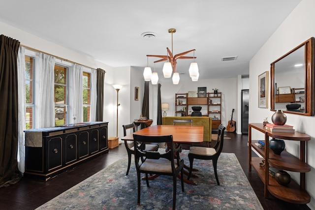 2512 Buckingham Dr, Denton, TX 76209 - dining space with dark wood-style flooring