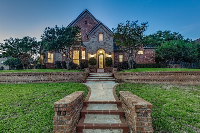 2313 Ember Woods Dr, Keller, TX 76262 - view of front of house featuring a front lawn and brick siding