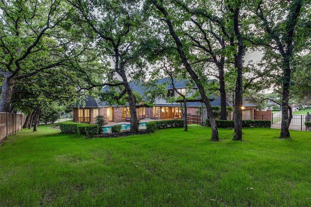 2313 Ember Woods Dr, Keller, TX 76262 - view of yard featuring a sunroom