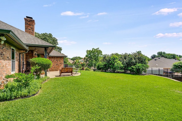 10253 Fieldcrest Dr, Benbrook, TX 76126 - view of yard with a patio