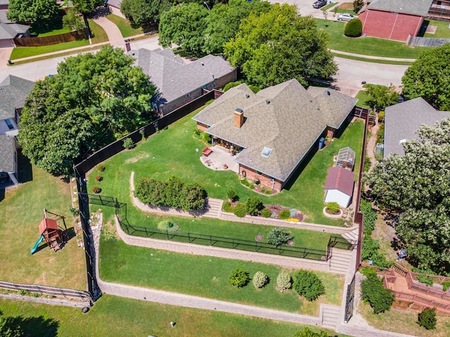 10253 Fieldcrest Dr, Benbrook, TX 76126 - aerial perspective of suburban area