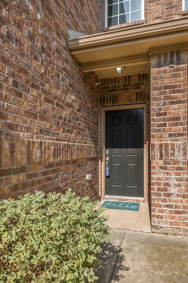 1928 Argyle Ln, Lewisville, TX 75067 - entrance to property with brick siding