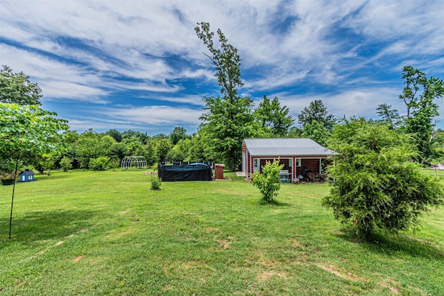 400 Rs County Road 3130, Emory, TX 75440 - view of grassy yard with an outbuilding