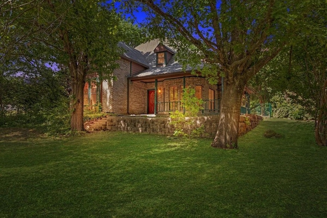 4291 County Road 862, Mckinney, TX 75071 - view of front of property featuring a front yard and brick siding