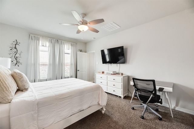 9700 Serviceberry Ln, Fort Worth, TX 76036 - carpeted bedroom with ceiling fan and baseboards