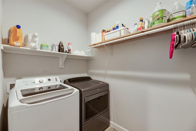 9700 Serviceberry Ln, Fort Worth, TX 76036 - washroom featuring separate washer and dryer