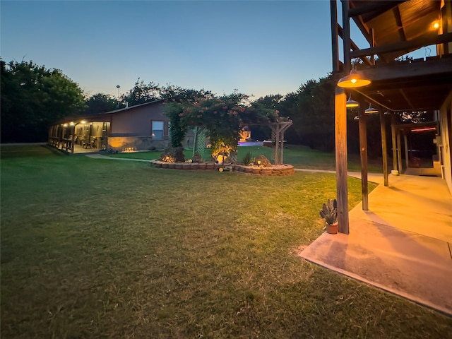 801 Prachyl Rd, Weatherford, TX 76087 - view of grassy yard featuring a patio