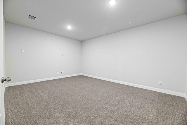 16532 Dunkirk Ln, Frisco, TX 75035 - carpeted empty room featuring recessed lighting and baseboards