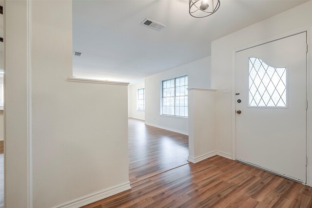 4313 Barcelona Dr, Fort Worth, TX 76133 - foyer entrance with wood finished floors and baseboards