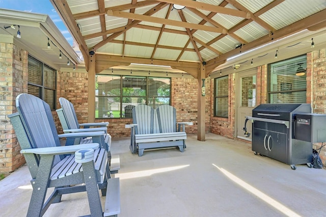 116 Modoc Trl, Lake Kiowa, TX 76240 - view of patio featuring a gazebo