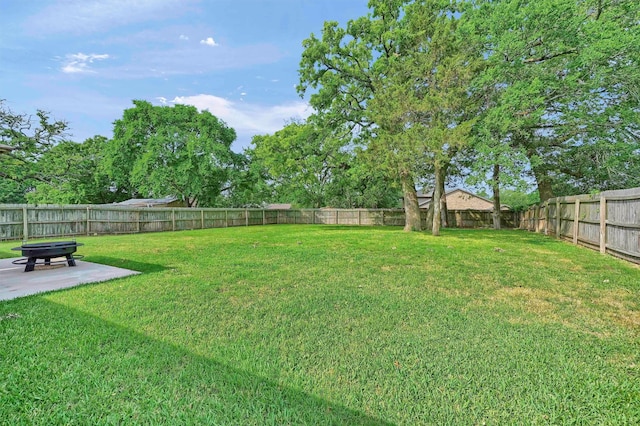 116 Modoc Trl, Lake Kiowa, TX 76240 - view of yard with a patio area