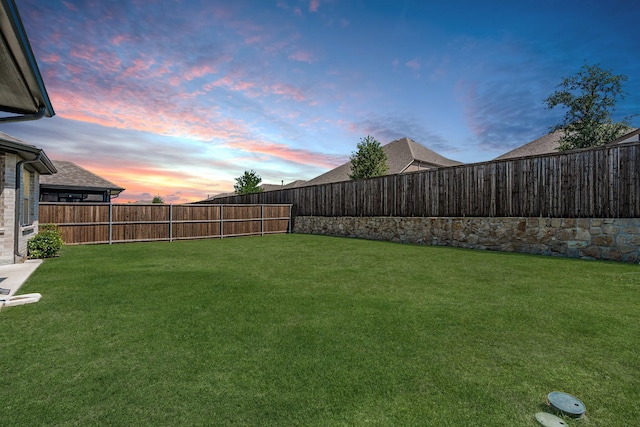 1519 Fairweather Way, Forney, TX 75126 - view of yard at dusk