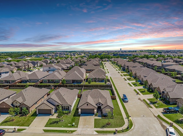 1519 Fairweather Way, Forney, TX 75126 - aerial view at dusk of a residential view