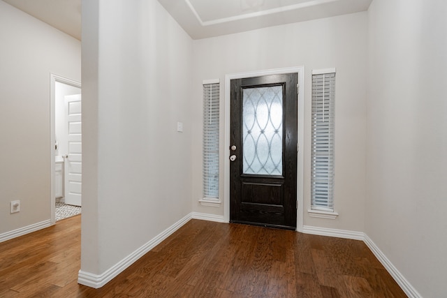 1519 Fairweather Way, Forney, TX 75126 - entrance foyer with wood finished floors and baseboards