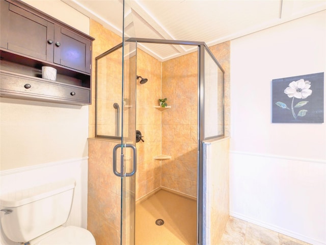 3609 Marwick Dr, Plano, TX 75075 - full bath featuring toilet and a stall shower