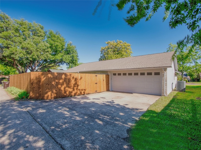3609 Marwick Dr, Plano, TX 75075 - garage featuring central air condition unit