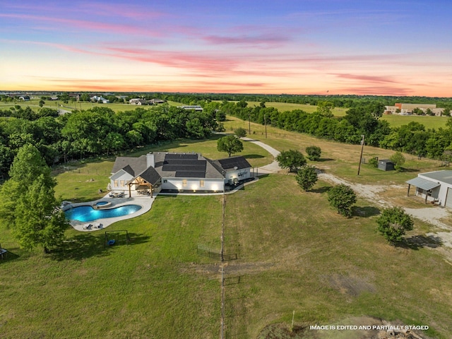 9390 Lakeridge Dr, Princeton, TX 75407 - aerial view of sparsely populated area featuring a pool