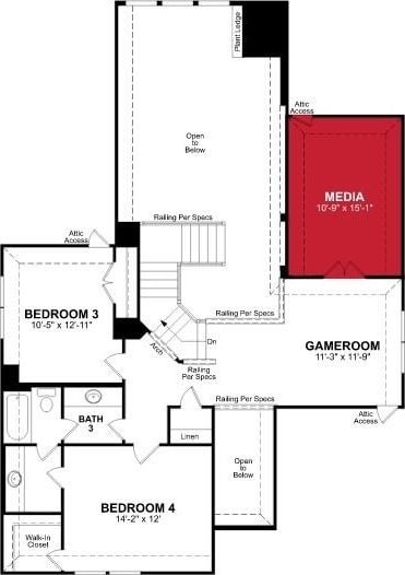 3620 Brahman Ct, Mckinney, TX 75071 - room layout