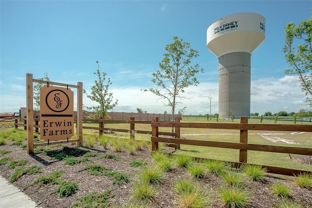 3620 Brahman Ct, Mckinney, TX 75071 - community / neighborhood sign with a rural view