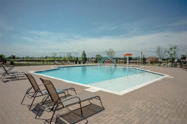 3620 Brahman Ct, Mckinney, TX 75071 - community pool featuring a patio area