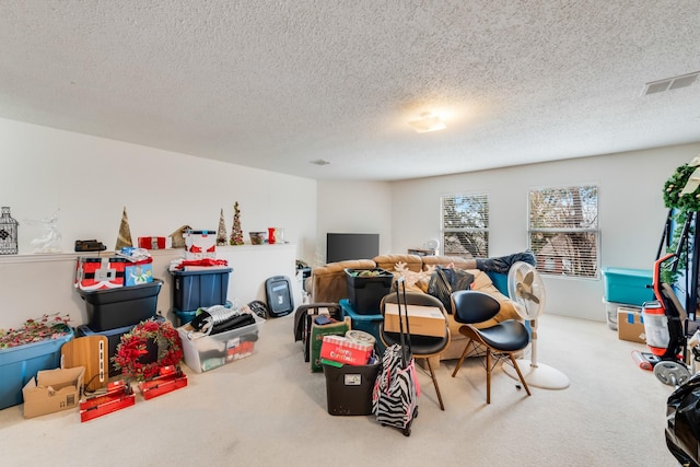 1516 Englewood Dr, Rockwall, TX 75032 - recreation room with carpet floors and a textured ceiling