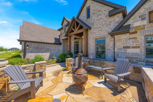 2121 Glenbrook St, Haslet, TX 76052 - view of patio