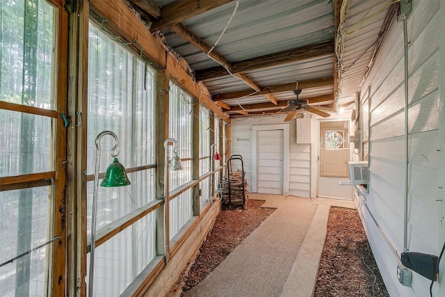 1245 Hodgson St, Fort Worth, TX 76115 - view of unfurnished sunroom