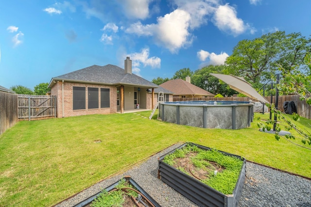 313 Donna Cir, Granbury, TX 76049 - view of yard featuring a garden