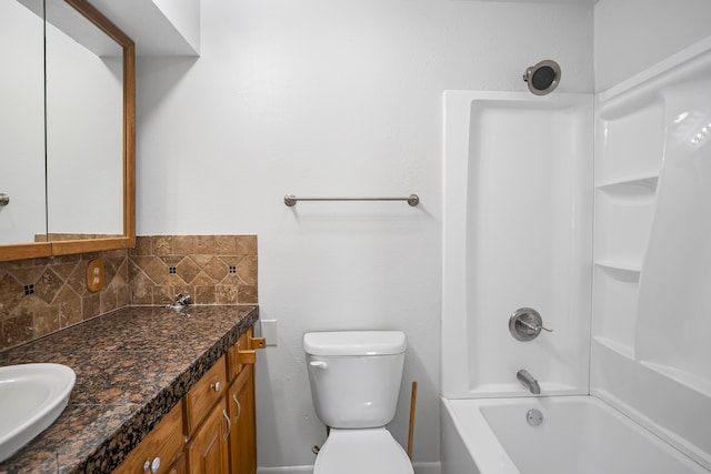 190 Rs County Road 4330, Point, TX 75472 - full bathroom with vanity, toilet, and shower / bath combination