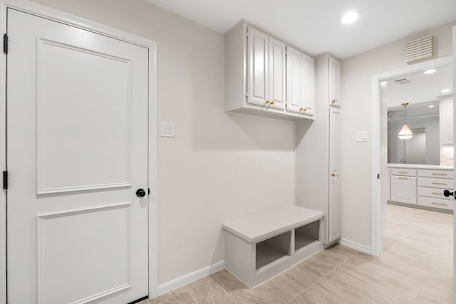 4315 Laren Ln, Dallas, TX 75244 - mudroom with baseboards and recessed lighting