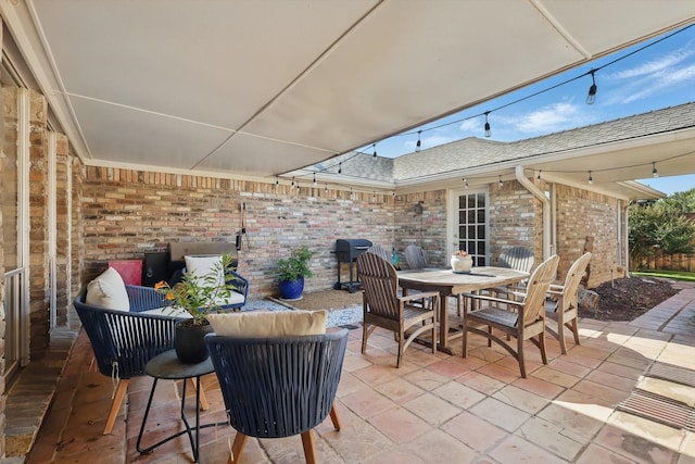 2500 Indian Hills Dr, Plano, TX 75075 - view of patio / terrace with outdoor dining area