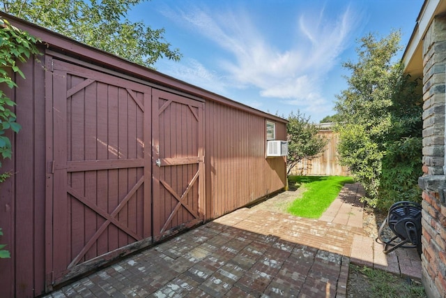 2500 Indian Hills Dr, Plano, TX 75075 - view of shed featuring cooling unit