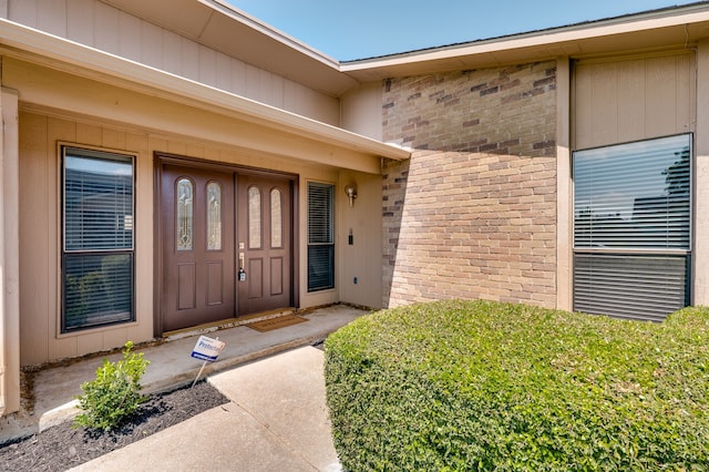 4218 Aralia St, Mesquite, TX 75150 - property entrance featuring brick siding