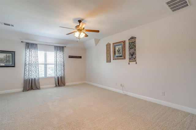 160 Solano Cir, Aledo, TX 76008 - empty room featuring ceiling fan, light carpet, and baseboards