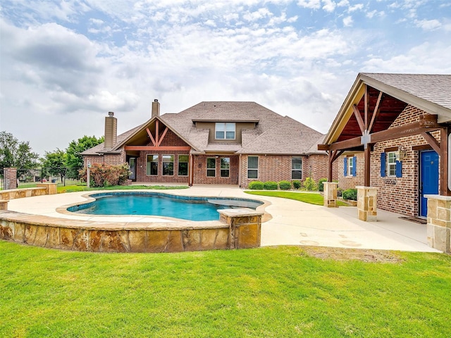 160 Solano Cir, Aledo, TX 76008 - view of pool featuring a patio